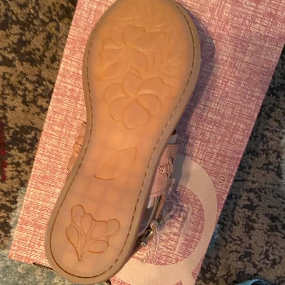 Born Light Brown Leather Sandals - Picture 4 of 5